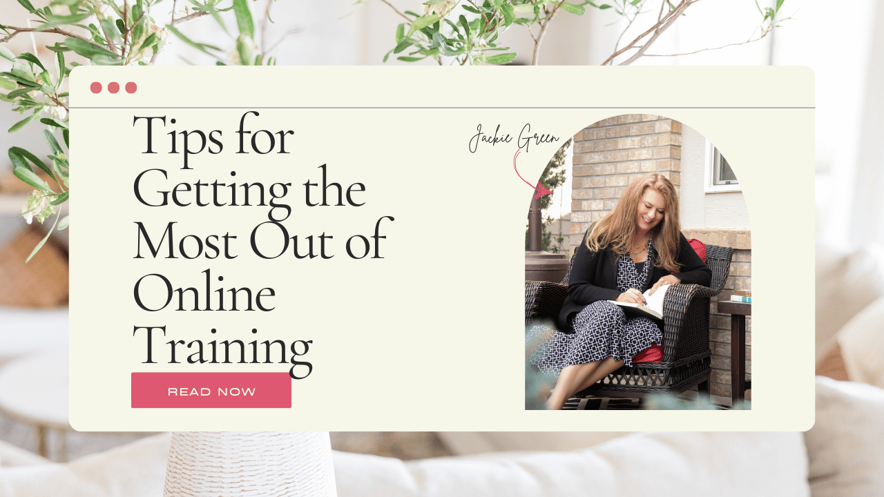 how to start an interior design business - tips for getting the most out of online training - Behind the Design