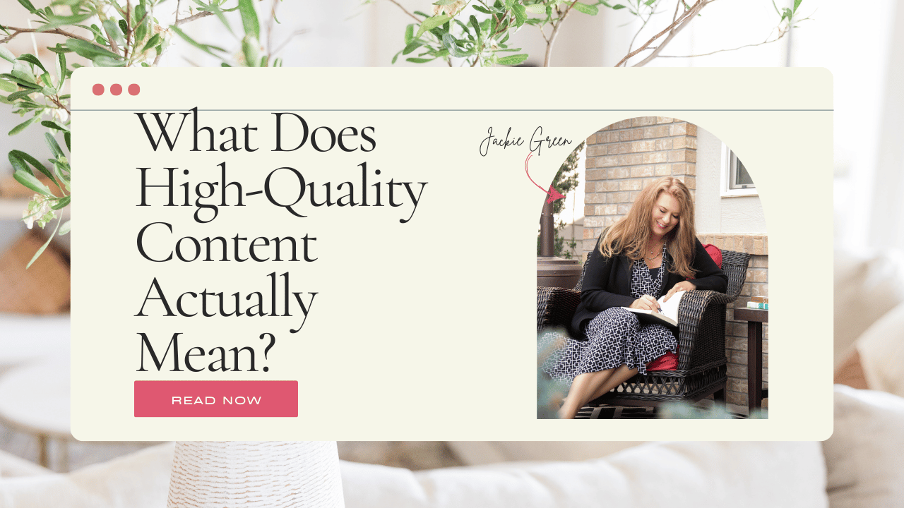 marketing for interior designers - what does high quality content actually mean - Behind the Design